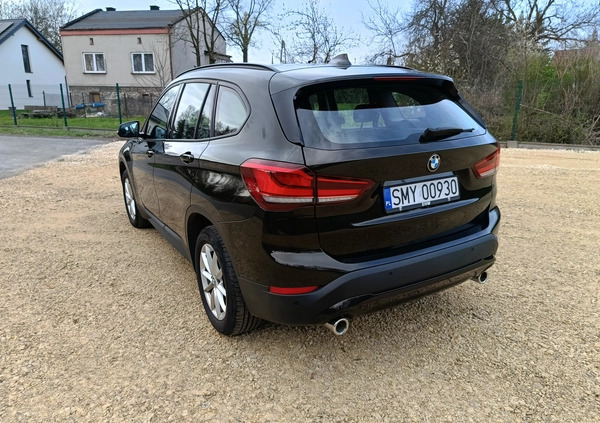 BMW X1 cena 110700 przebieg: 43000, rok produkcji 2020 z Myszków małe 466